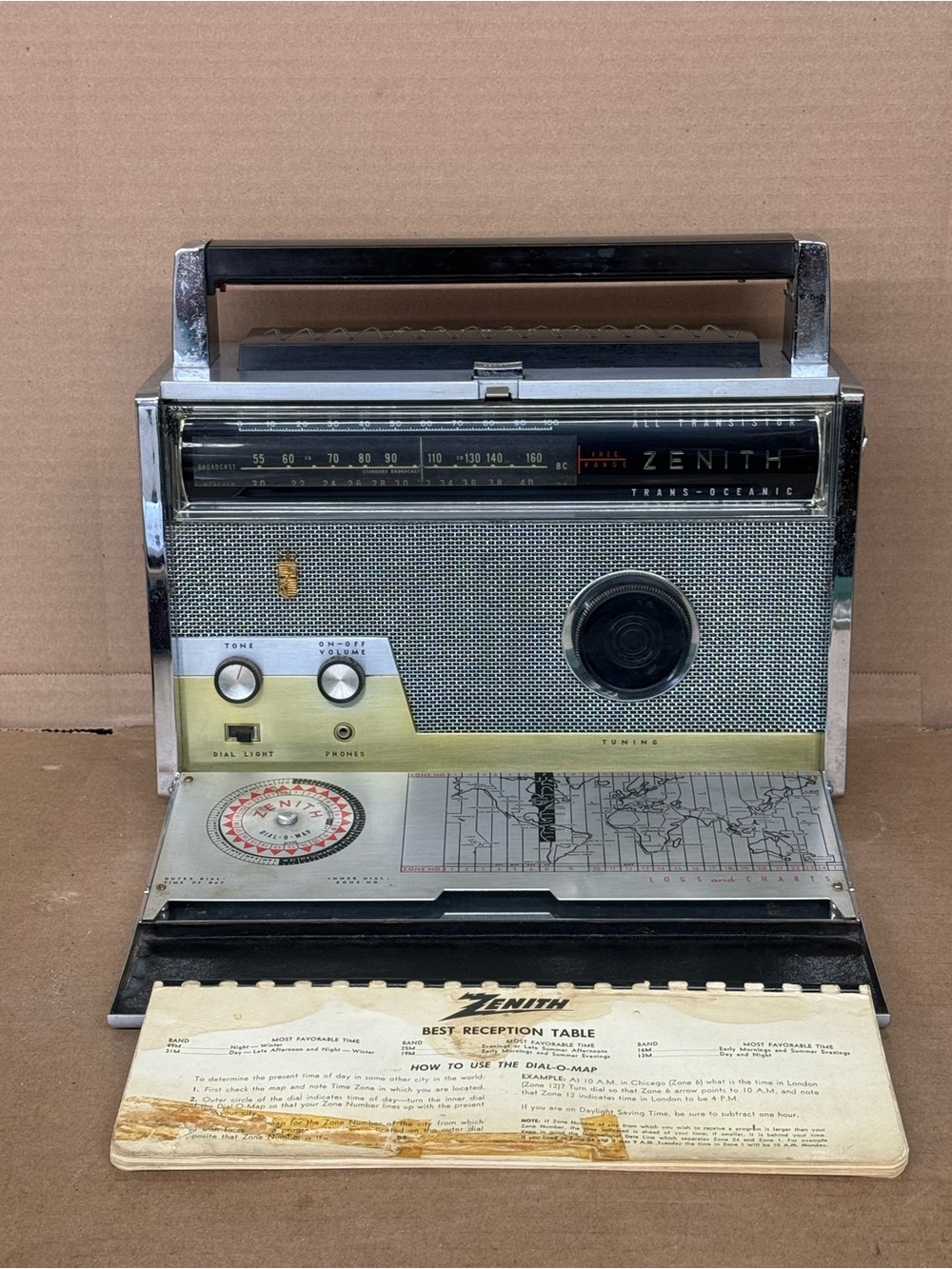 Great!! Vintage Zenith Royal 1000 Radio